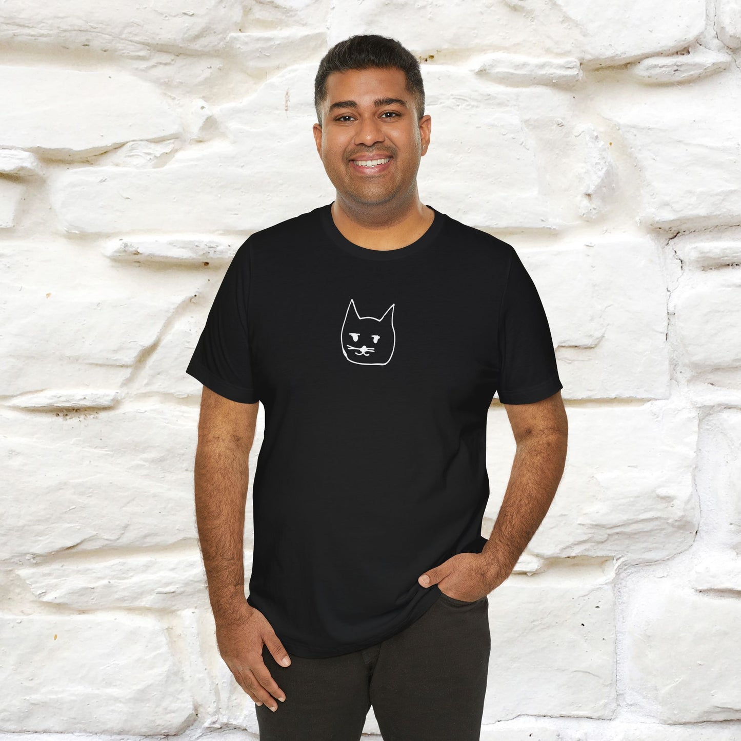 "Caos'' Cat T-Shirt Front and Back Design | Nunu&Miao Studio