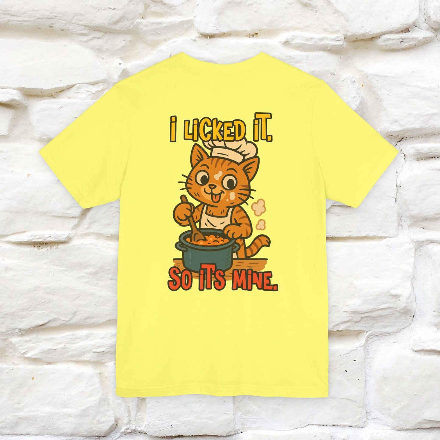 "I Licked It. It's Mine " |Cat T-Shirt | Nunu&Miao Studio