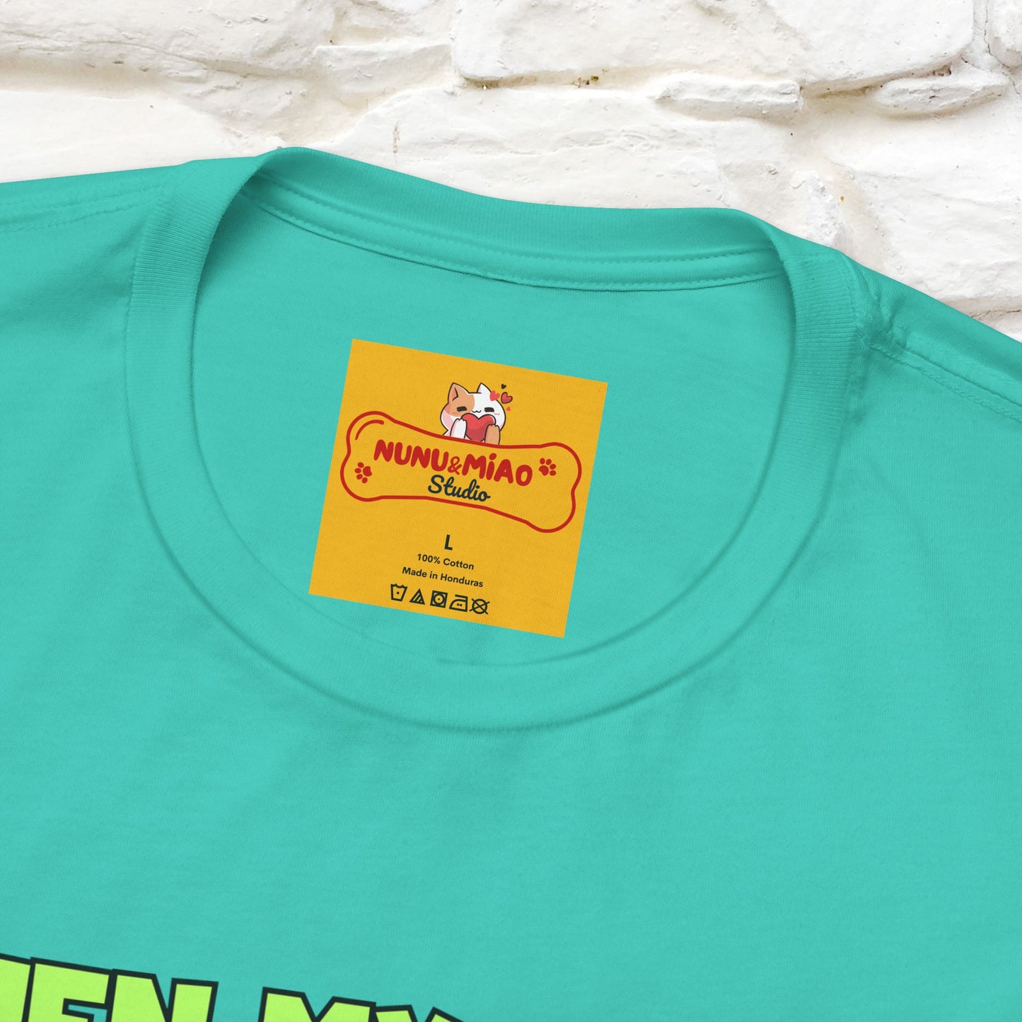 "When My Sister Cooks" Funny Cat T-shirt |Nunu&Miao Studio