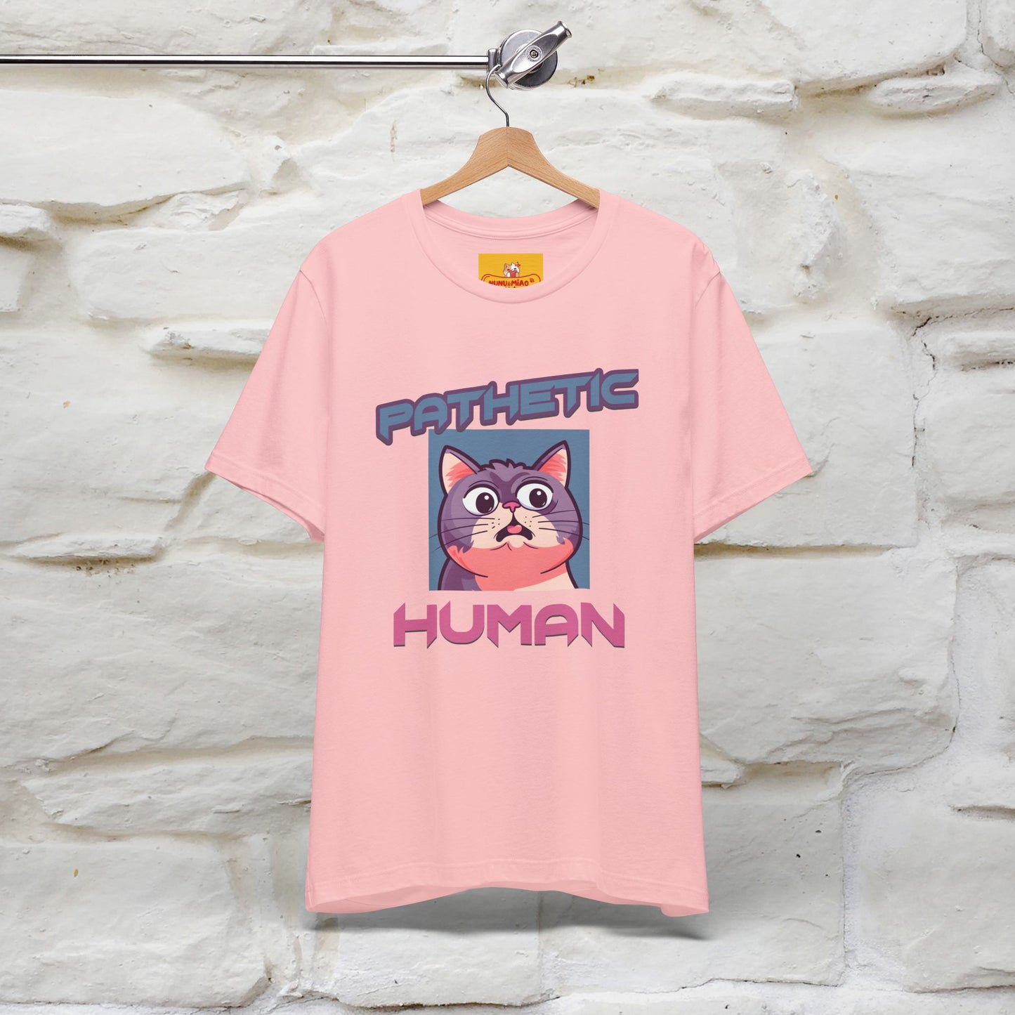 ''Pathetic Human'' | Funny Cat T-Shirt | Nunu&Miao Studio