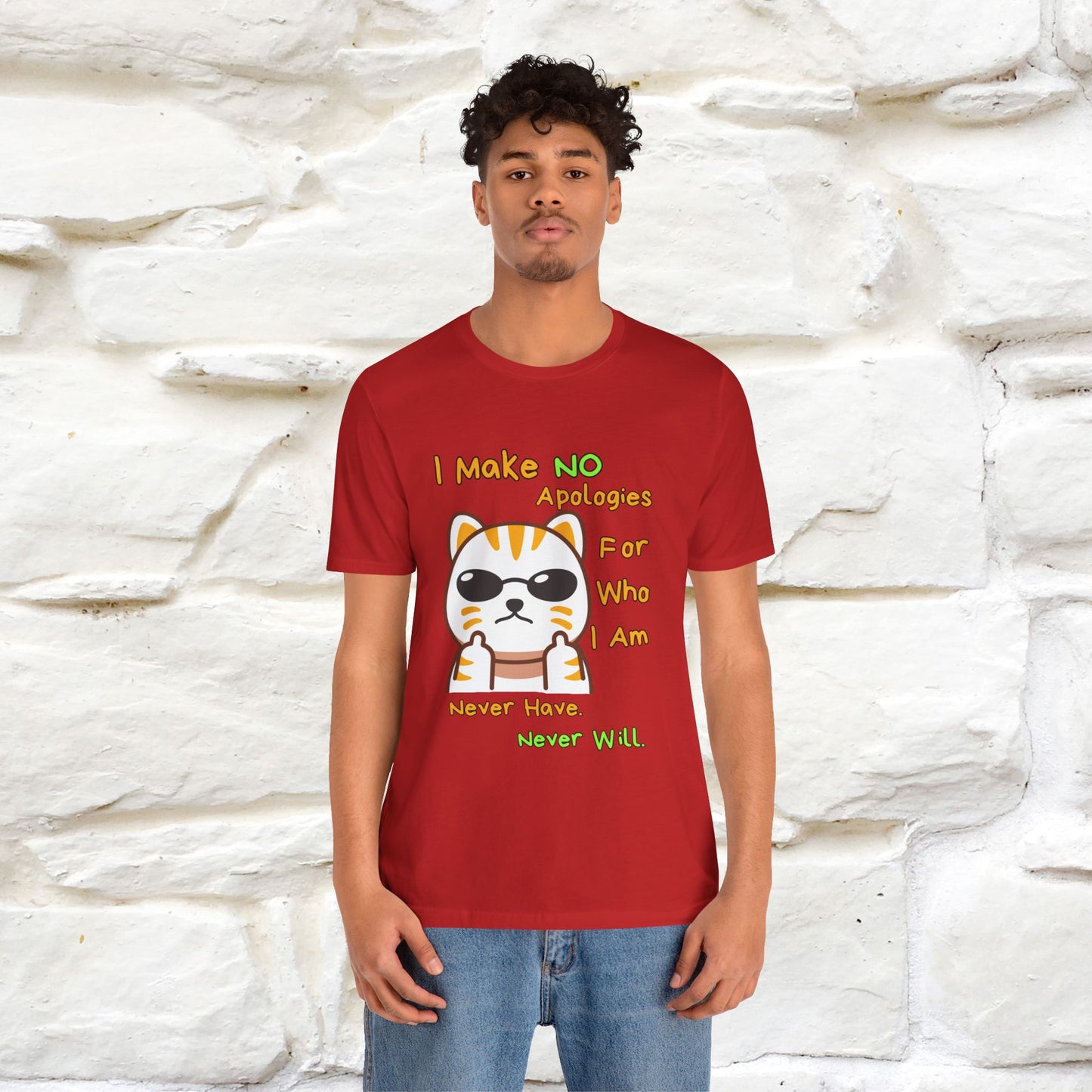 "I Make No Apologies... " |Cat T-Shirt | Nunu&Miao Studio