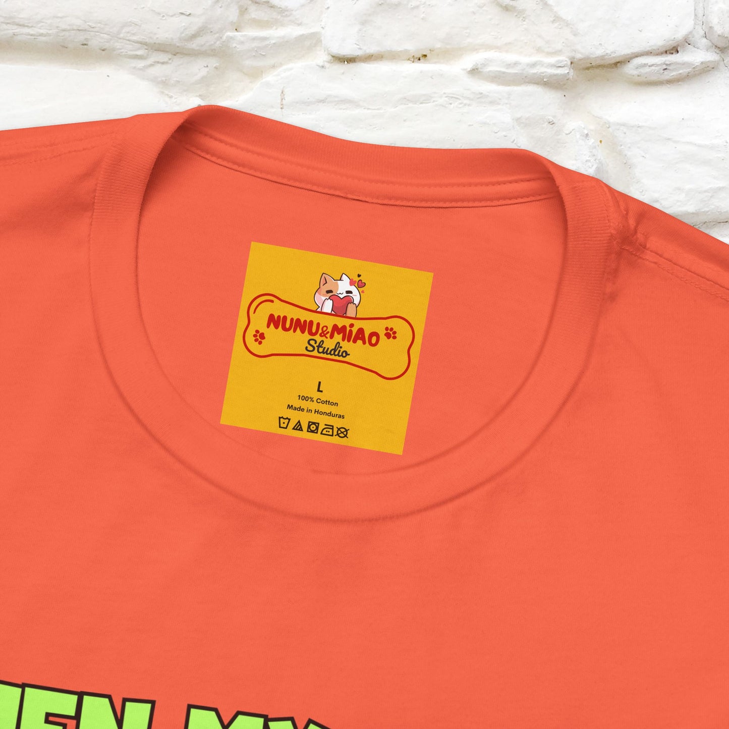 "When My Sister Cooks" Funny Cat T-shirt |Nunu&Miao Studio