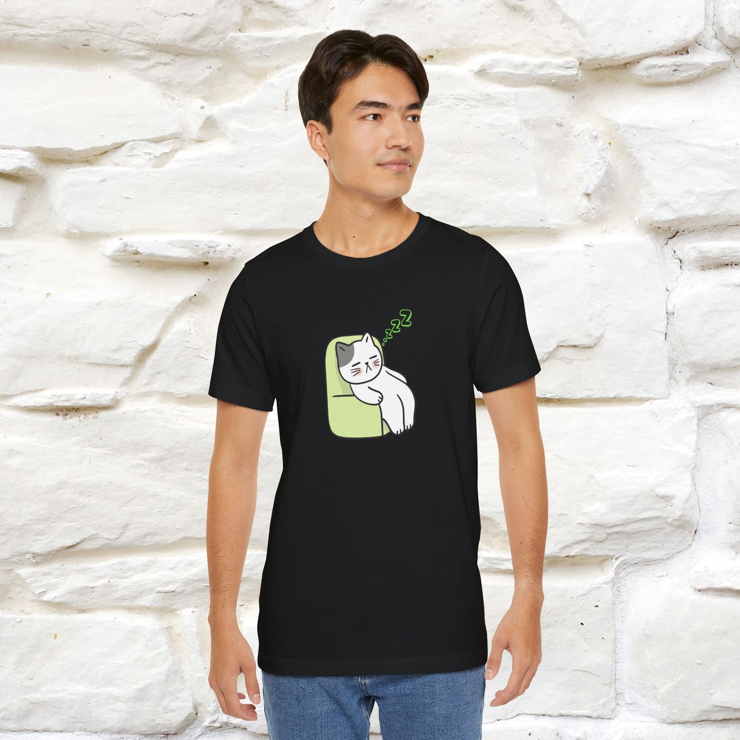 "Keep going… the couch isn’t going to nap on itself." Cat T-Shirt| Front & Back Design | Nunu&Miao Studio
