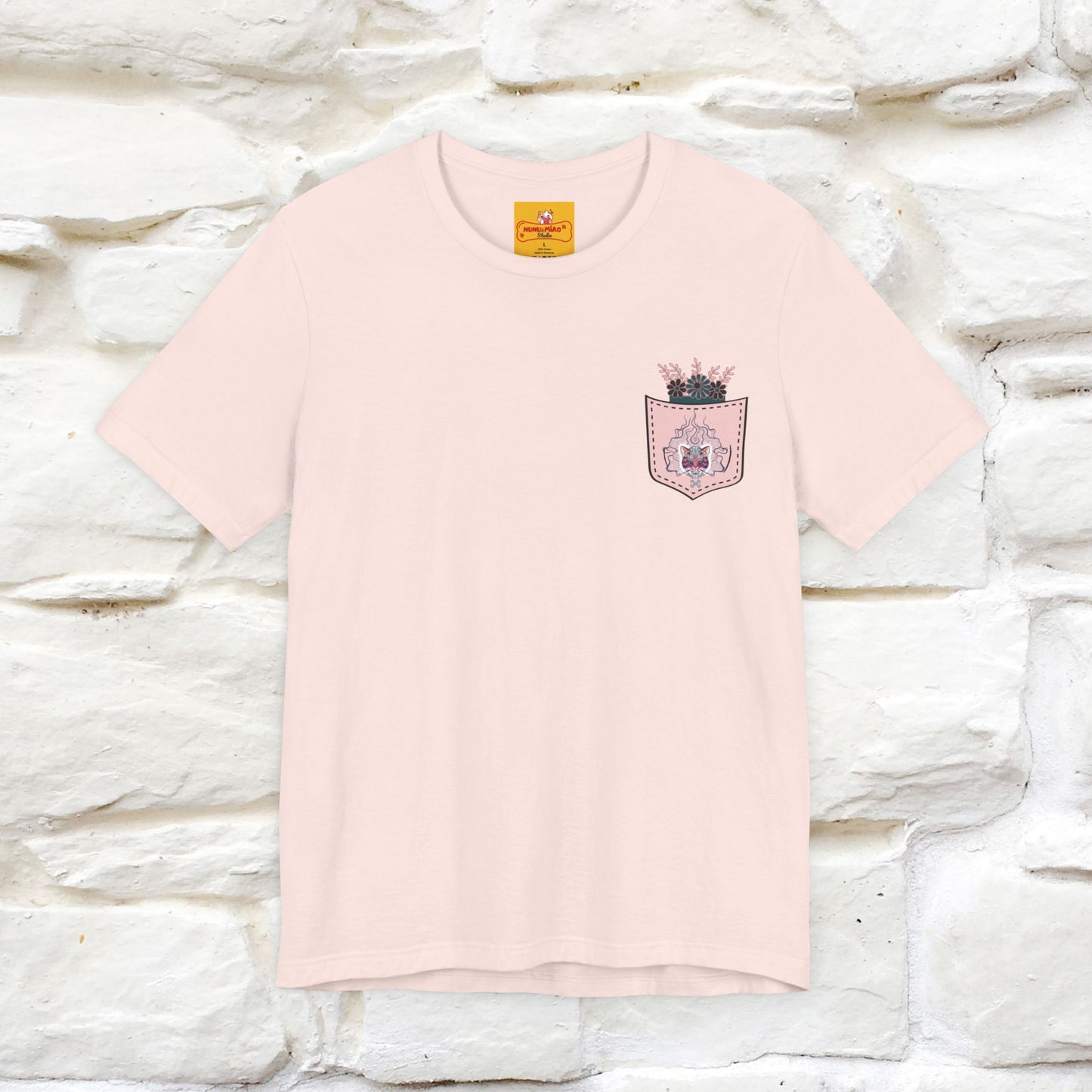 ''Air Fire Cat'' | Cat T-Shirt Front and Back Design | Nunu&Miao Studio