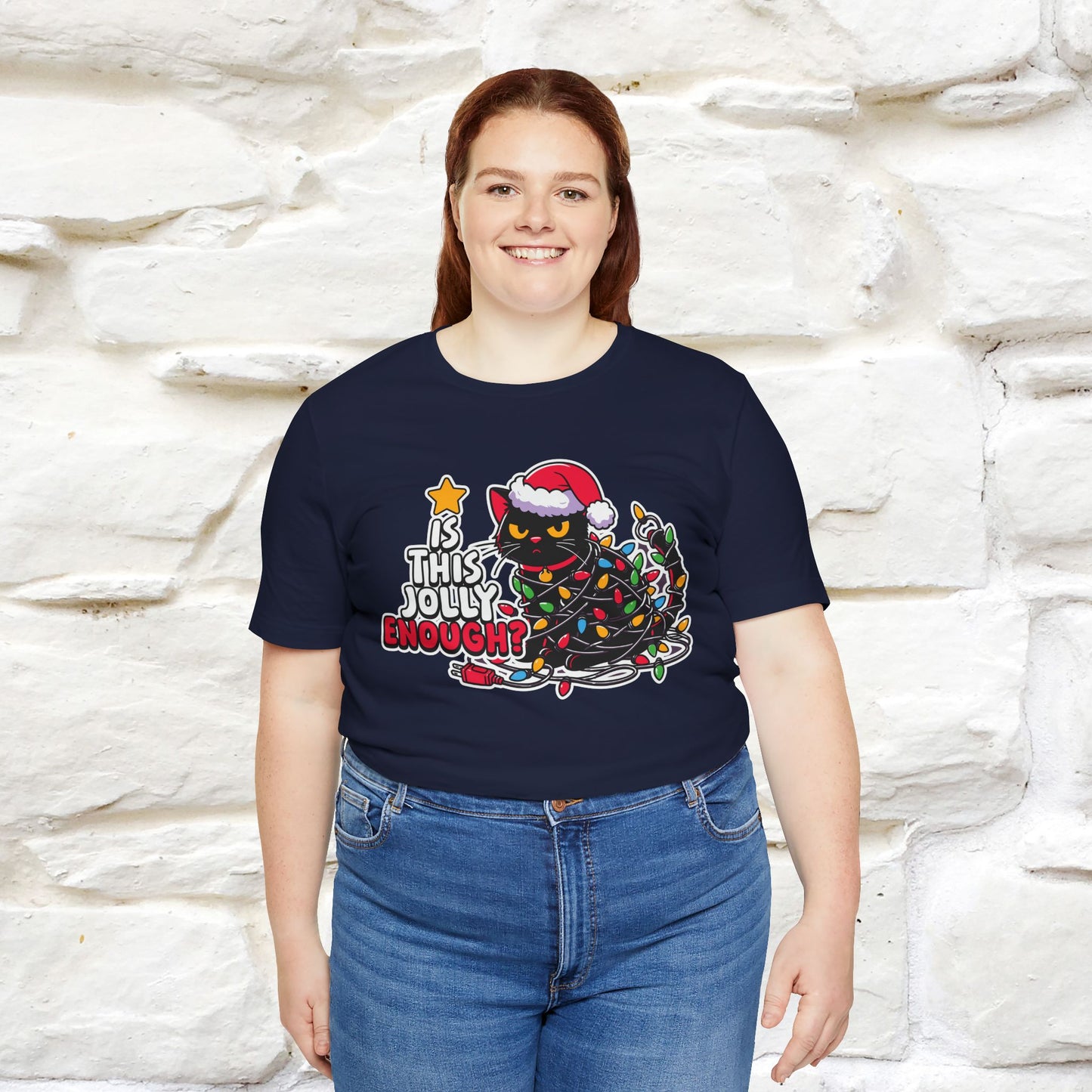 “Is This Jolly Enough?” | Cat T-Shirt | Nunu&Miao Studio