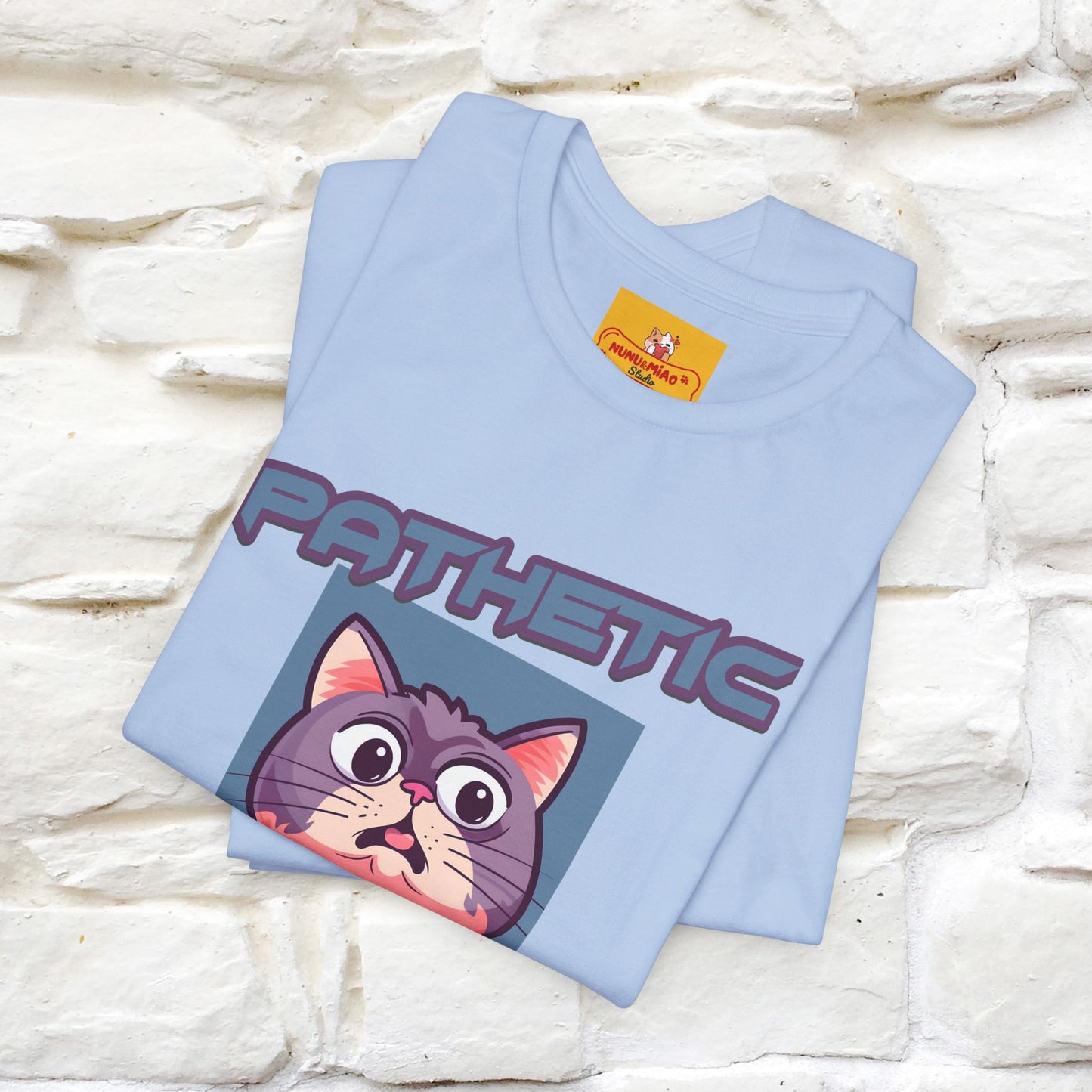 ''Pathetic Human'' | Funny Cat T-Shirt | Nunu&Miao Studio