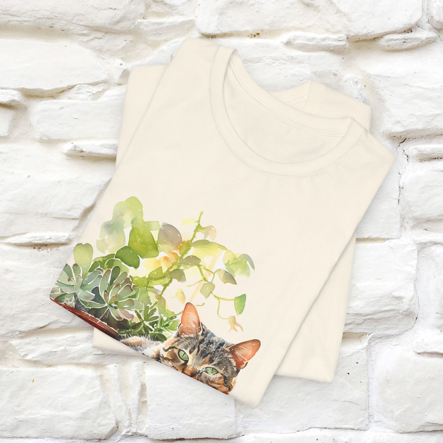 "Feline Bibliophile" T-Shirt for Men & Women | 100% Cotton* - Nunu&Miao Studio
