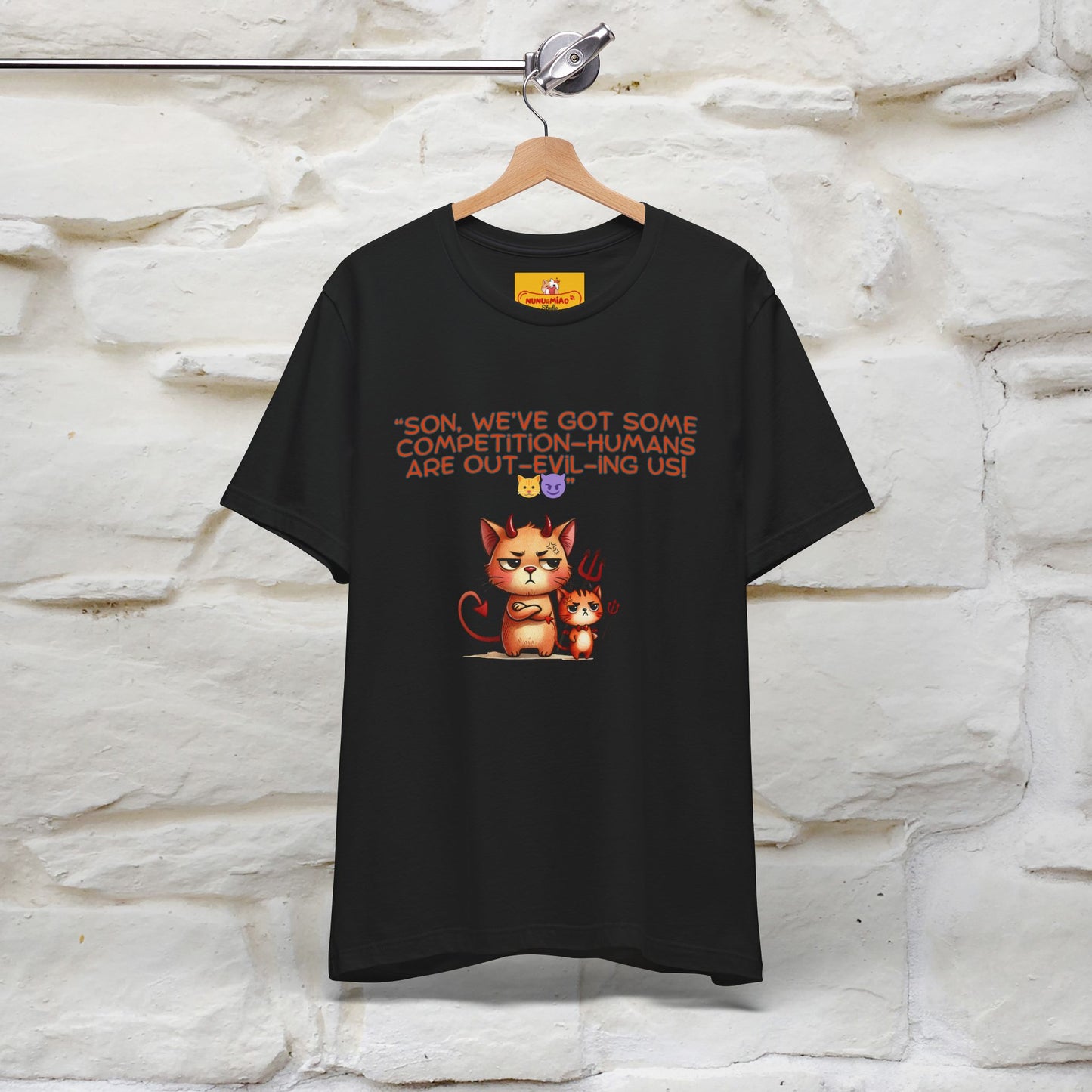 "Humans Are Out-Evil-Ing Us." Cat T-shirt |Nunu&Miao Studio