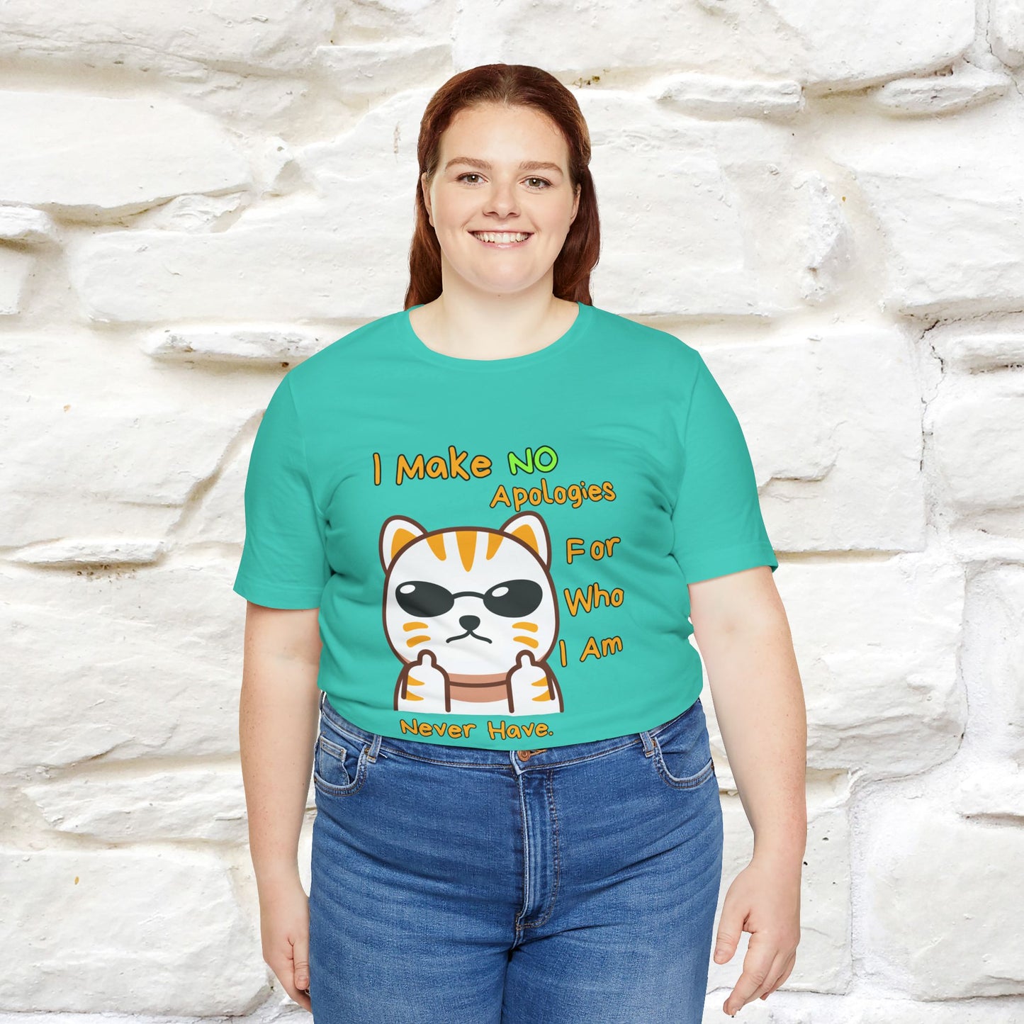 "I Make No Apologies... " |Cat T-Shirt | Nunu&Miao Studio