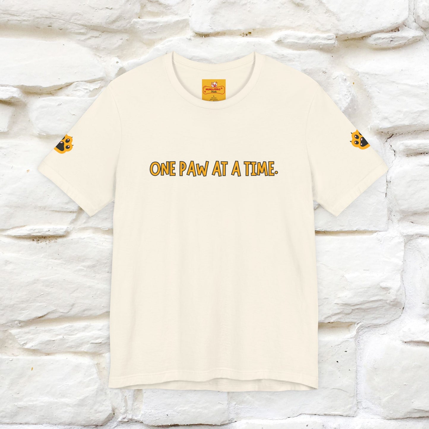 "Life Is A Journey'' Cat T-Shirt | Front & Back Design | Nunu&Miao Studio