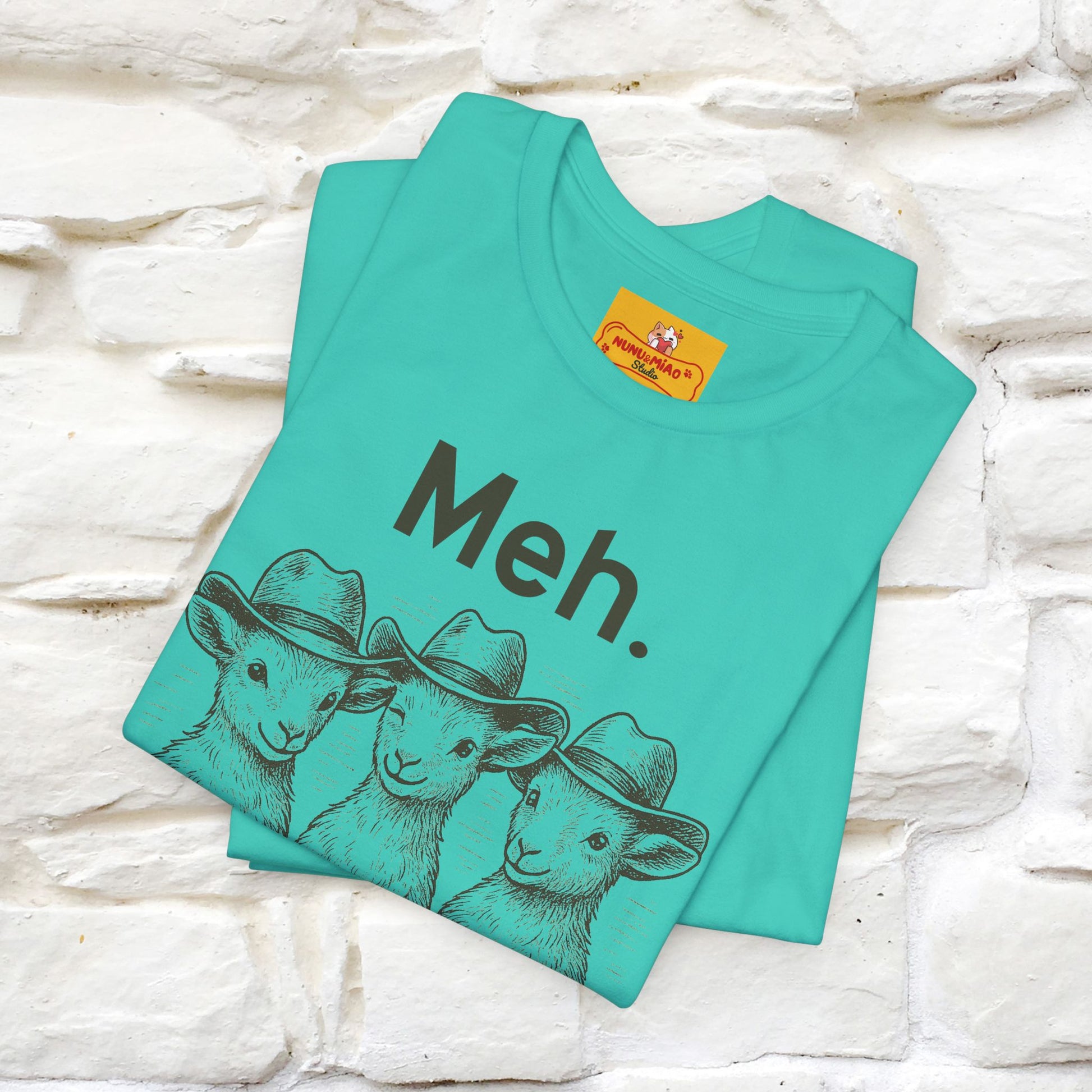 "Meh" Cute T-shirt |Nunu&Miao Studio - Nunu&Miao Studio