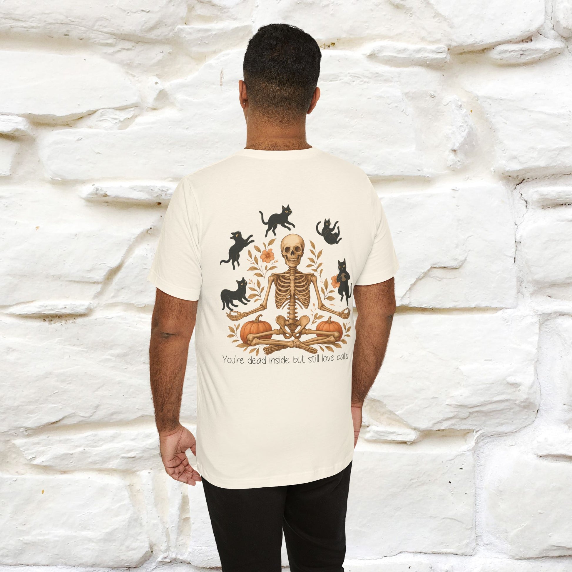 "You're Dead Inside But Still Love Cats " Halloween Cat T-shirt |Nunu&Miao Studio - Nunu&Miao Studio