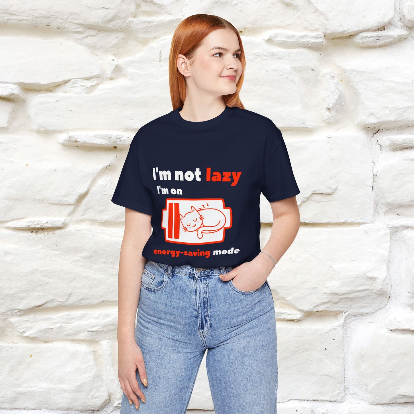 ''I am Not Lazy...'' Cat T-Shirt | Nunu&Miao Studio