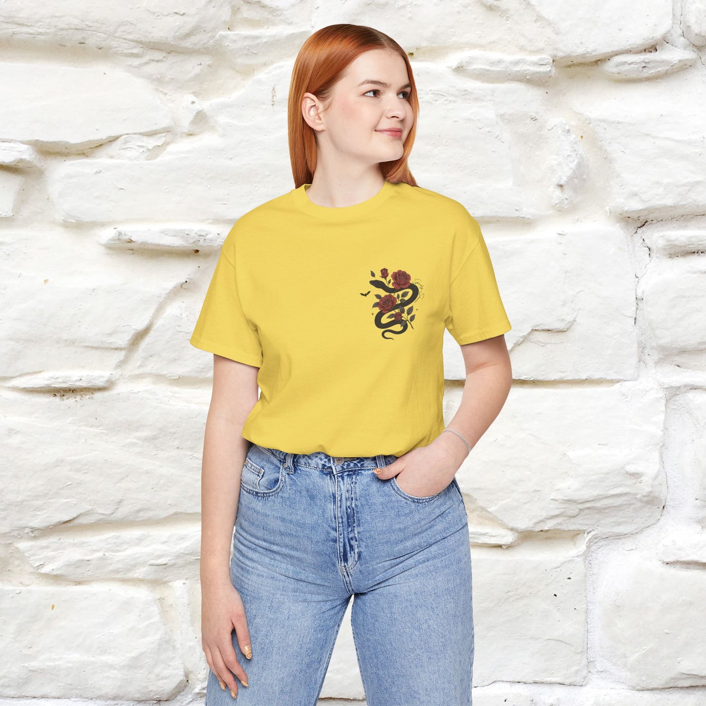 "The Rose and The Snake " Halloween T-shirt |Nunu&Miao Studio