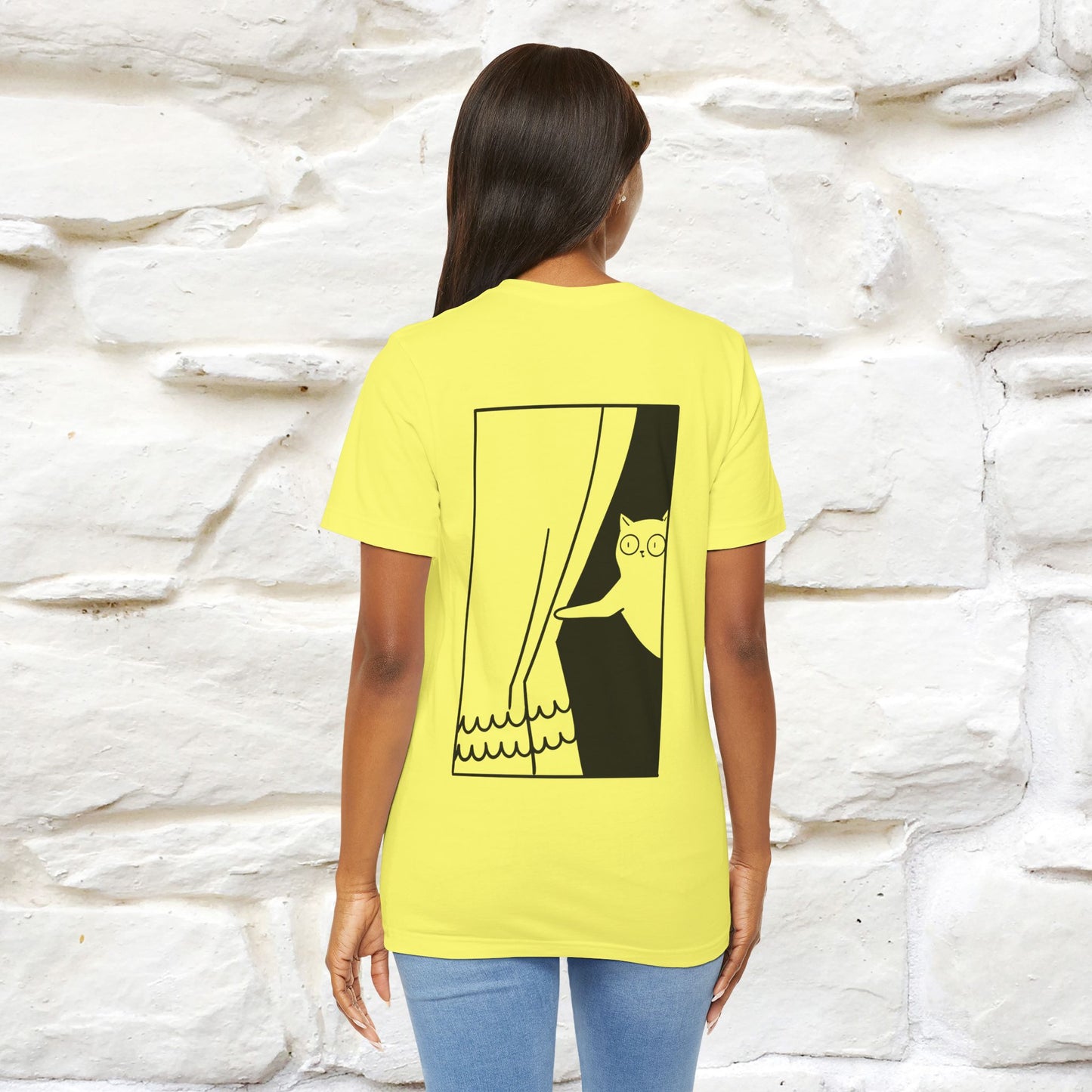“Don’t trust atoms… they make up everything.” | Cat T-Shirt | Front & Back Design | Nunu&Miao Studio