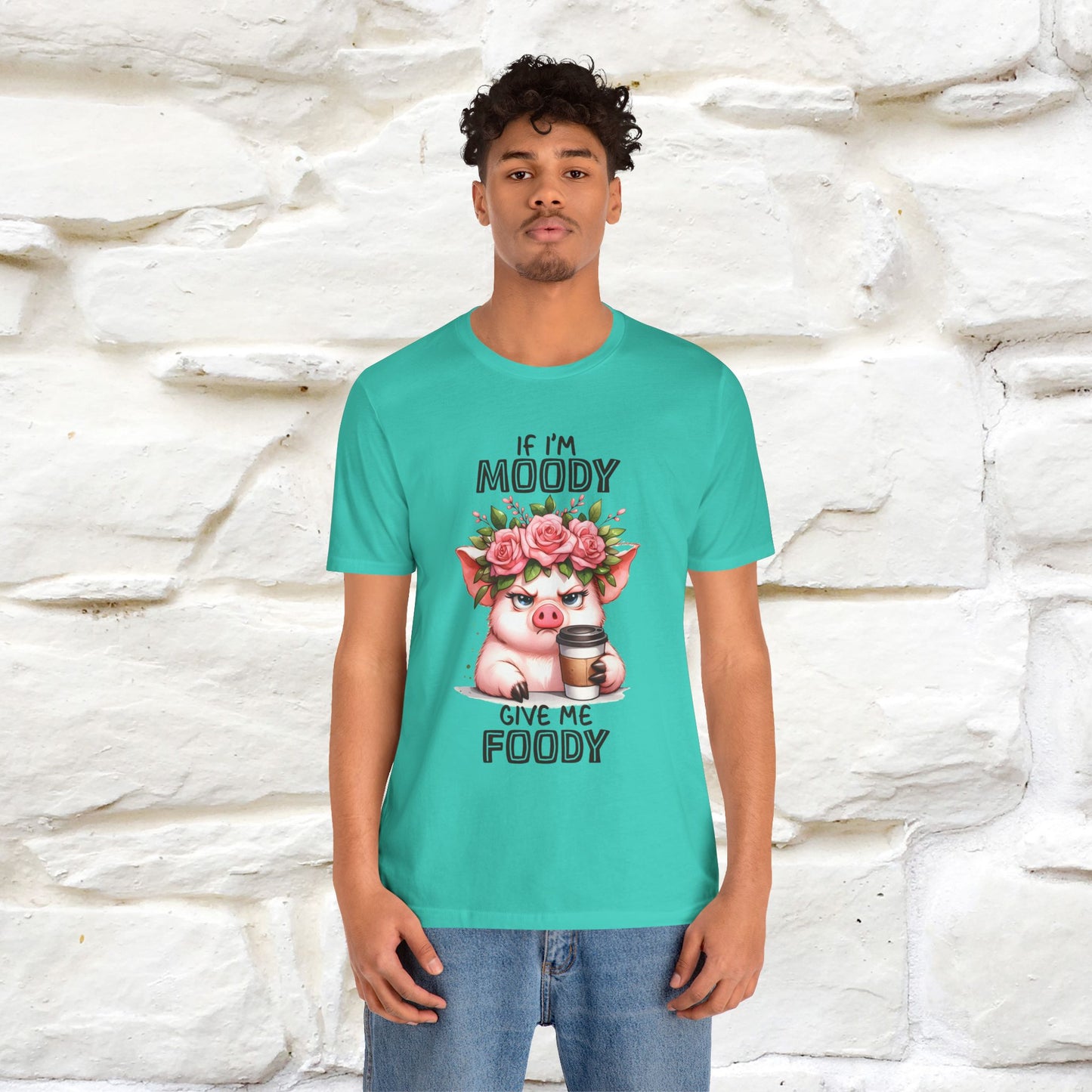 ''If I'm Moody Give Me Foody''| Funny T-Shirt | Nunu&Miao Studio