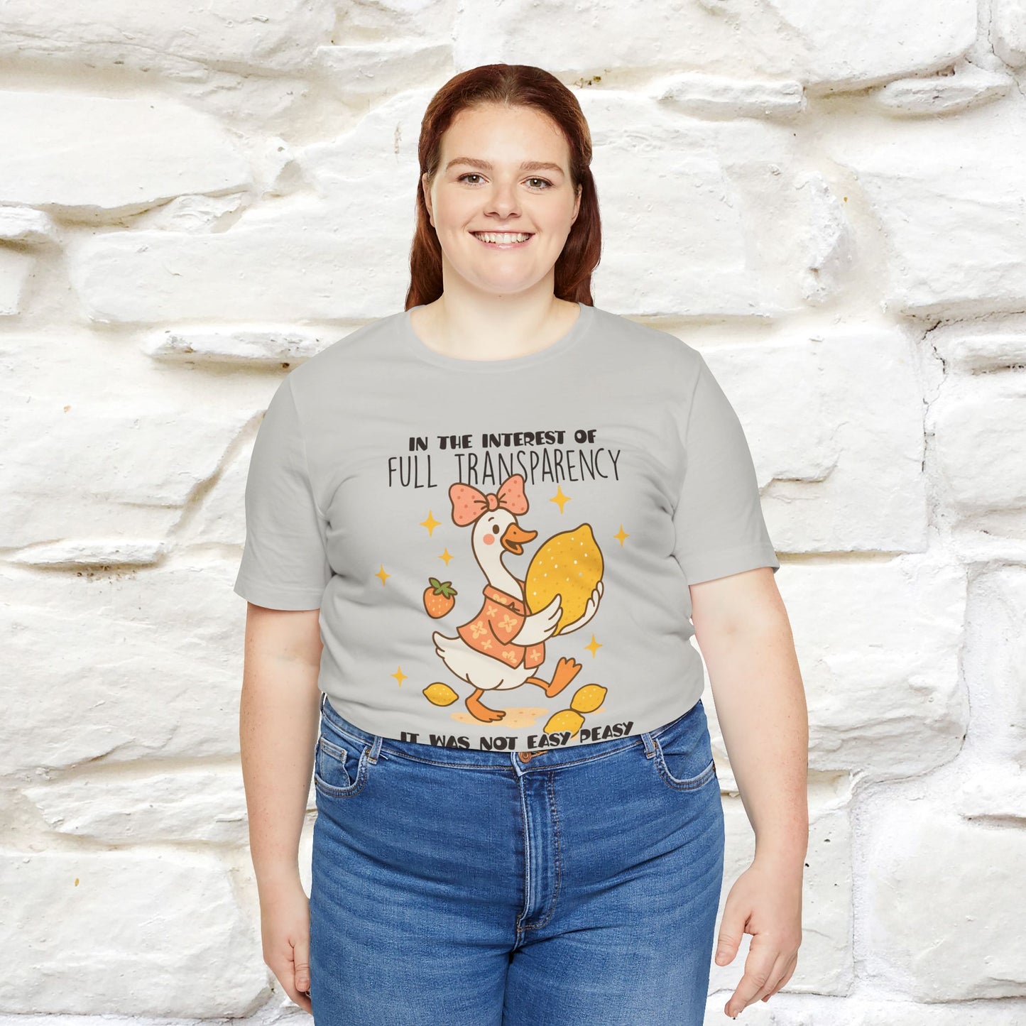 "It Was Not Easy Peasy" Funny T-shirt |Nunu&Miao Studio - Nunu&Miao Studio