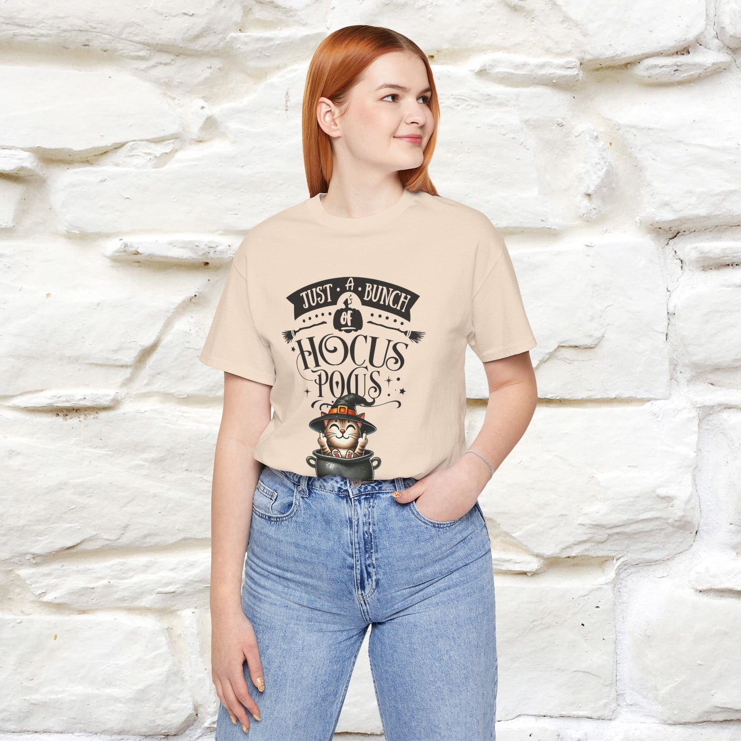"Just A Bunch Of Hocus Pocus" Cat T-shirt |Nunu&Miao Studio - Nunu&Miao Studio