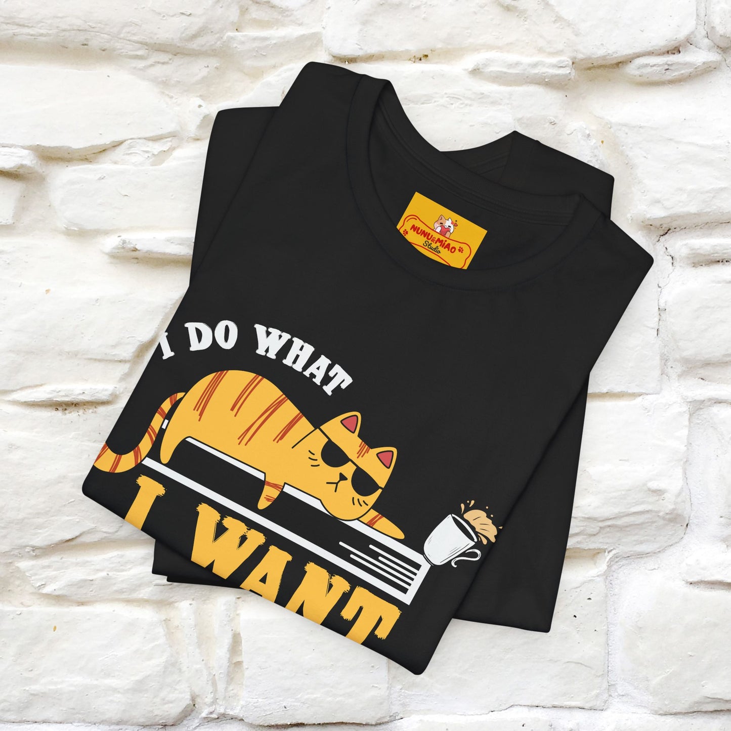 "I Do What I Want" Cat T-Shirt | Nunu & Miao Studio