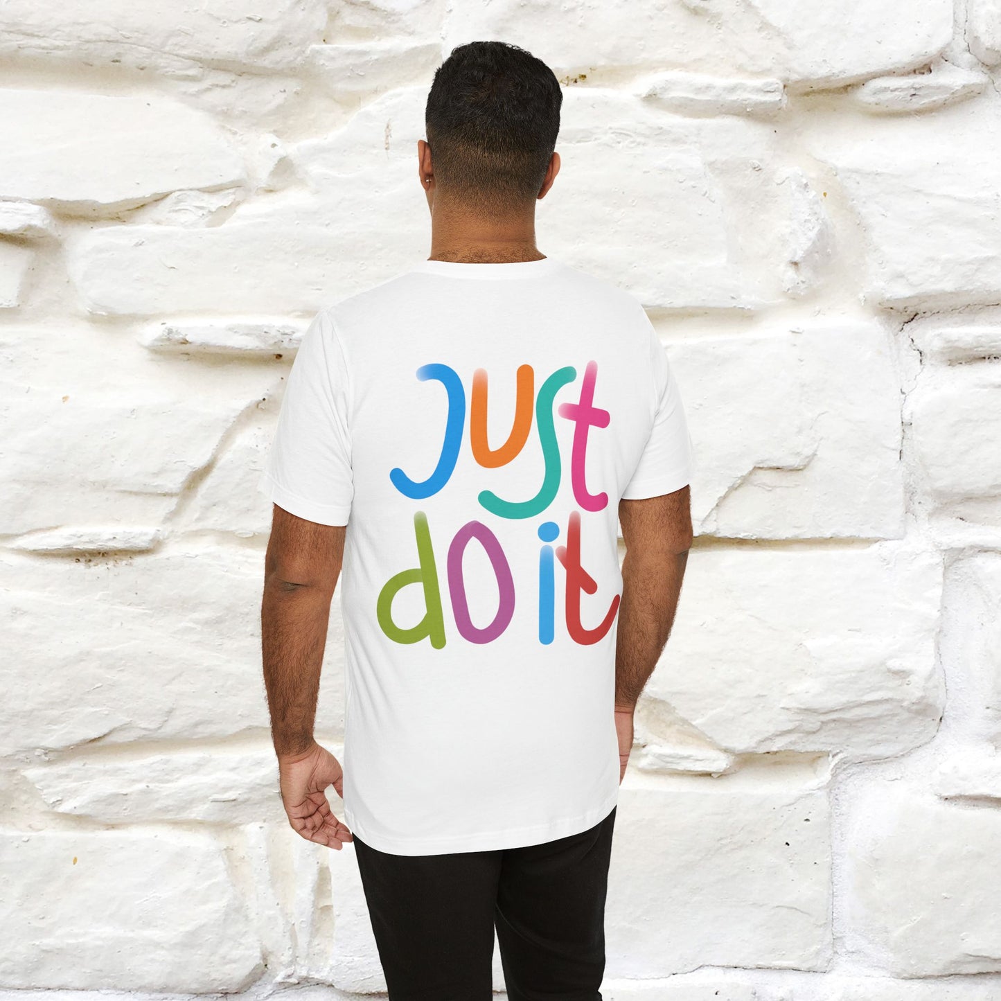 "Yes, Just Do It" Cat T-Shirt| Front & Back Design | Nunu&Miao Studio