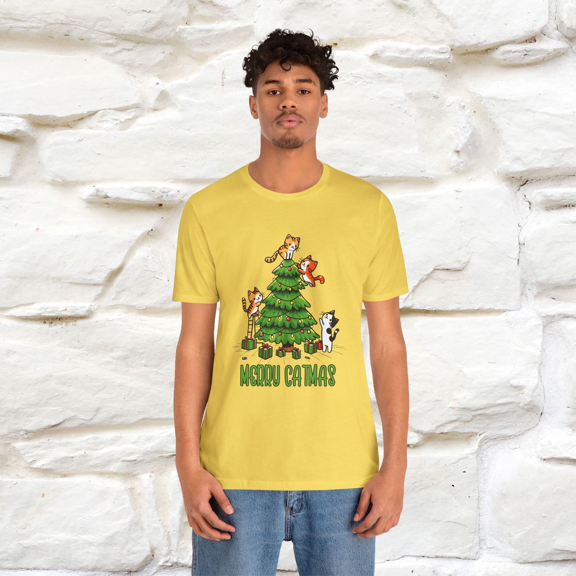 ''Merry Catmas'' | Cattitude Christmas Tee| Nunu&Miao Studio - Nunu&Miao Studio