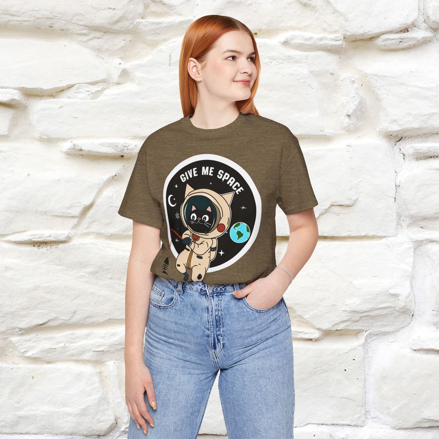 Give Me Space Cat T-Shirt for Men & Women | 100% Cotton* Funny  Tee