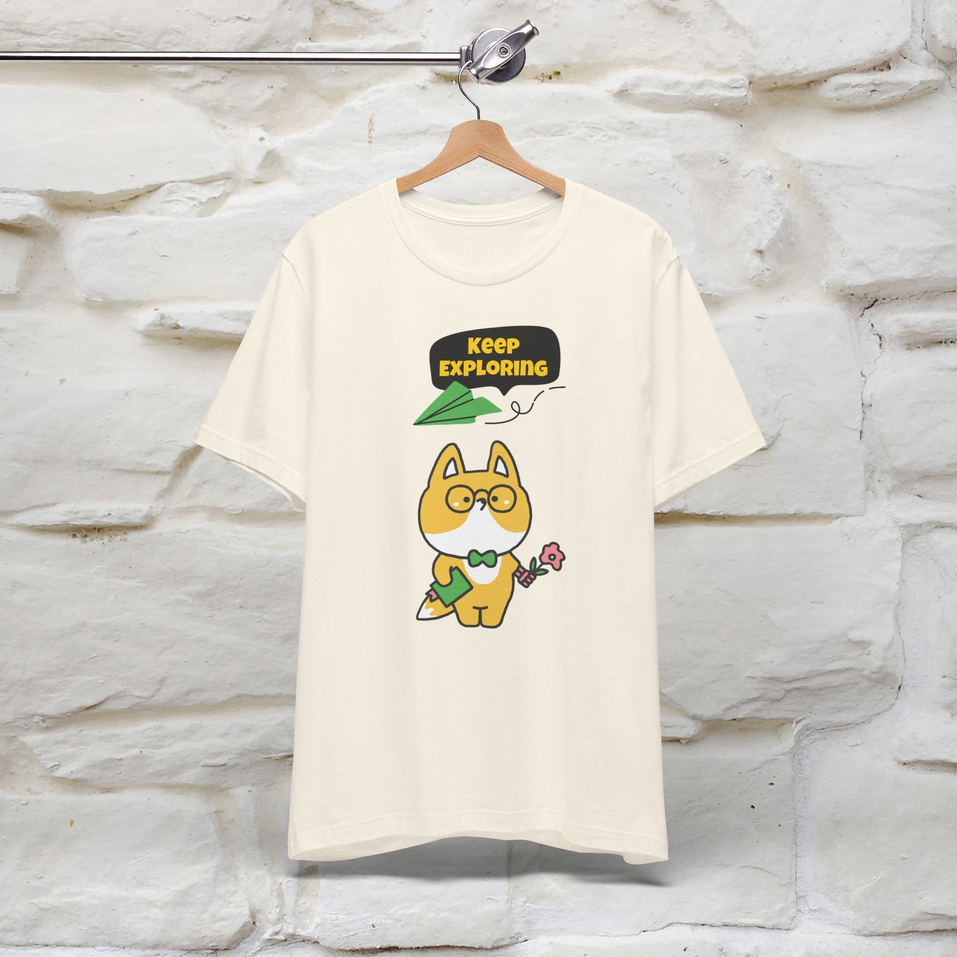 Keep Exploring T-Shirt for Men | 100% Cotton* Adventure Tee - Nunu&Miao Studio
