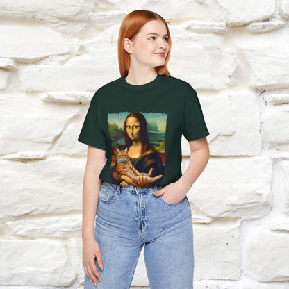 Mona Lisa’s Cat T-Shirt | Classic Art-Inspired Cat Tee for Men & Women | 100% Cotton*