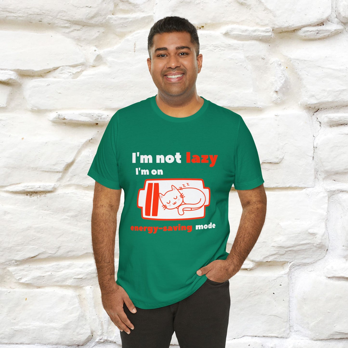 ''I am Not Lazy...'' Cat T-Shirt | Nunu&Miao Studio