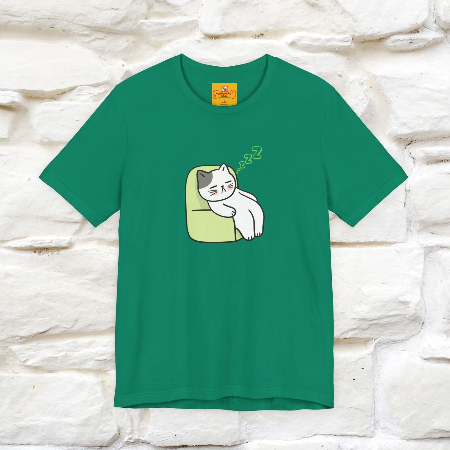 "Keep going… the couch isn’t going to nap on itself." Cat T-Shirt| Front & Back Design | Nunu&Miao Studio