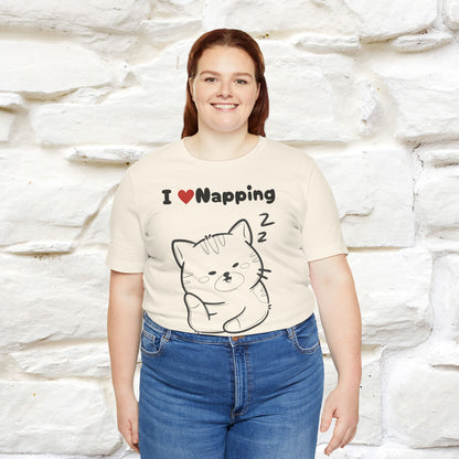 "I Love Napping" Cat T-Shirt for Men & Women | 100% Cotton* 🐾