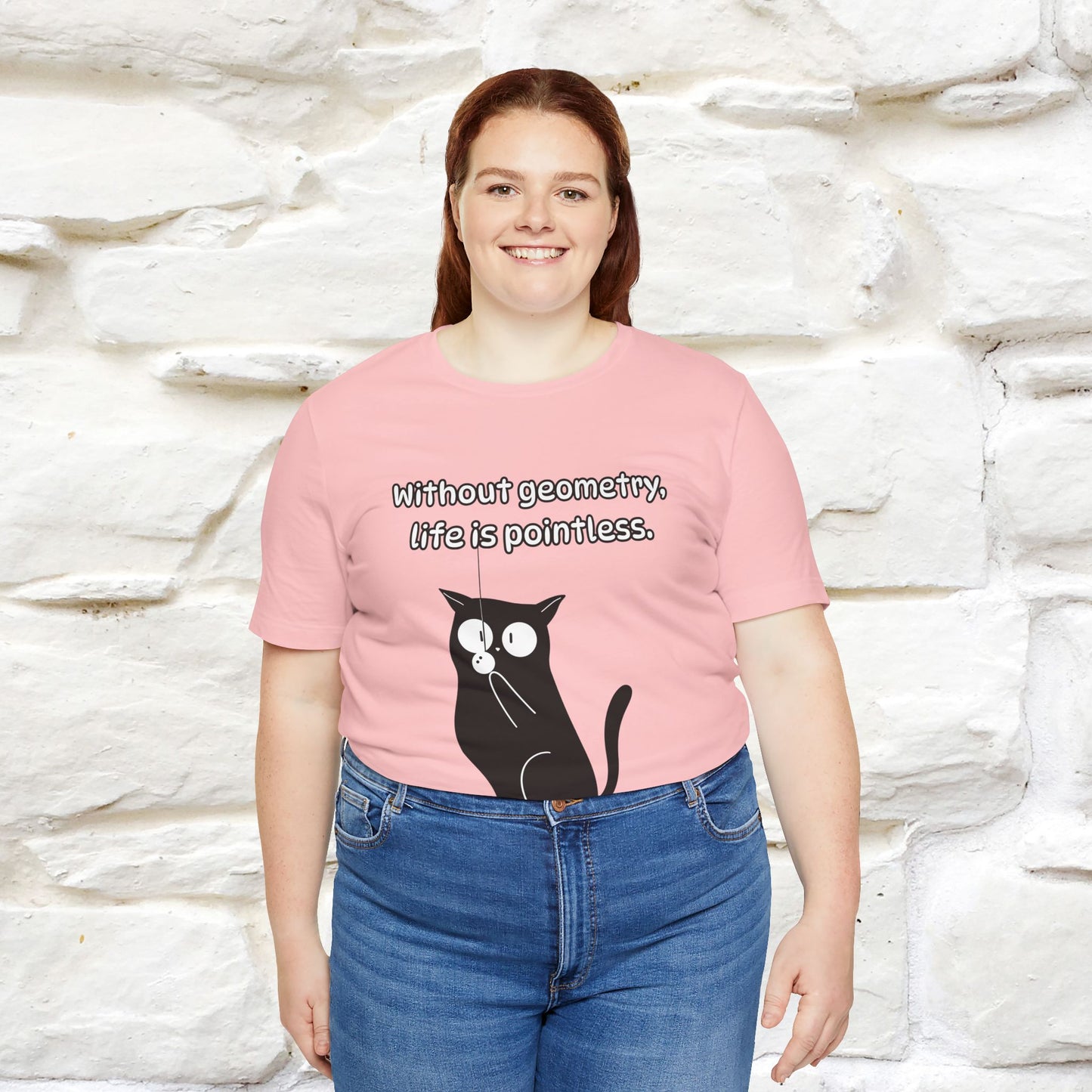 ''Without geometry, life is pointless.''| Funny T-Shirt | Nunu&Miao Studio