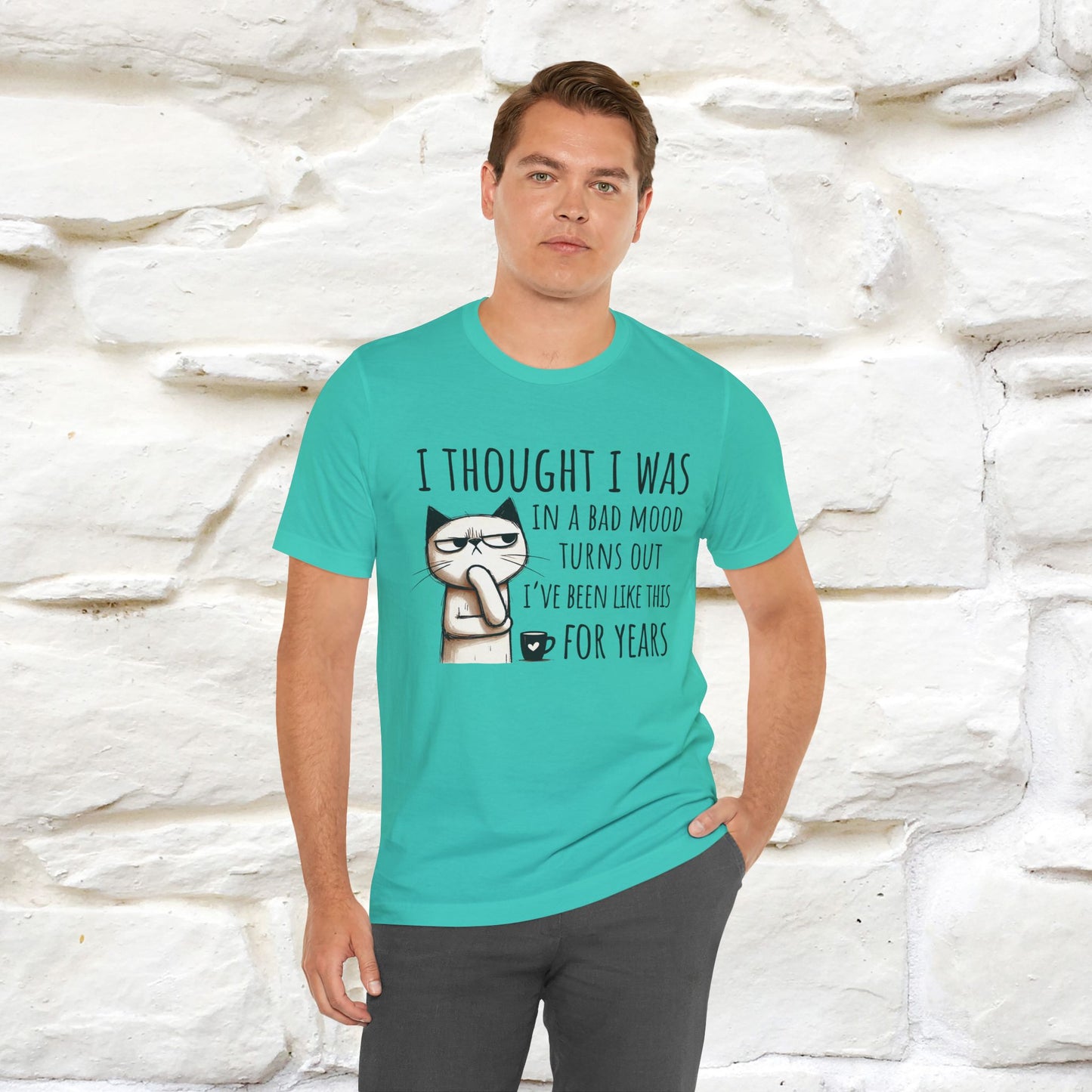 "I Thought I was In A Bad Mood.. " Cat  T-shirt |Nunu&Miao Studio
