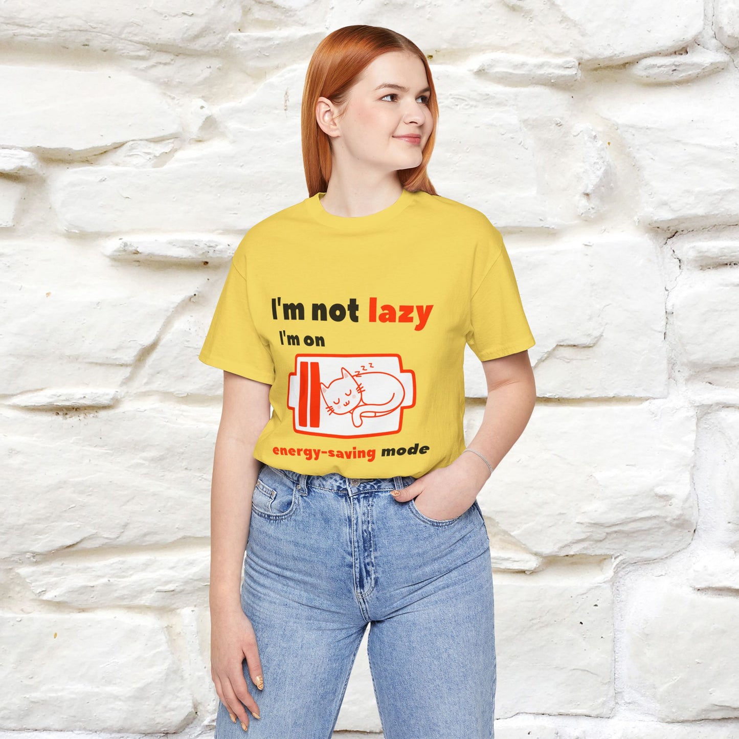 ''I am Not Lazy...'' Cat T-Shirt | Nunu&Miao Studio