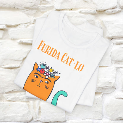 "Furida Cat-Lo'' Cat T-Shirt for Men & Women | 100% Cotton*🐾