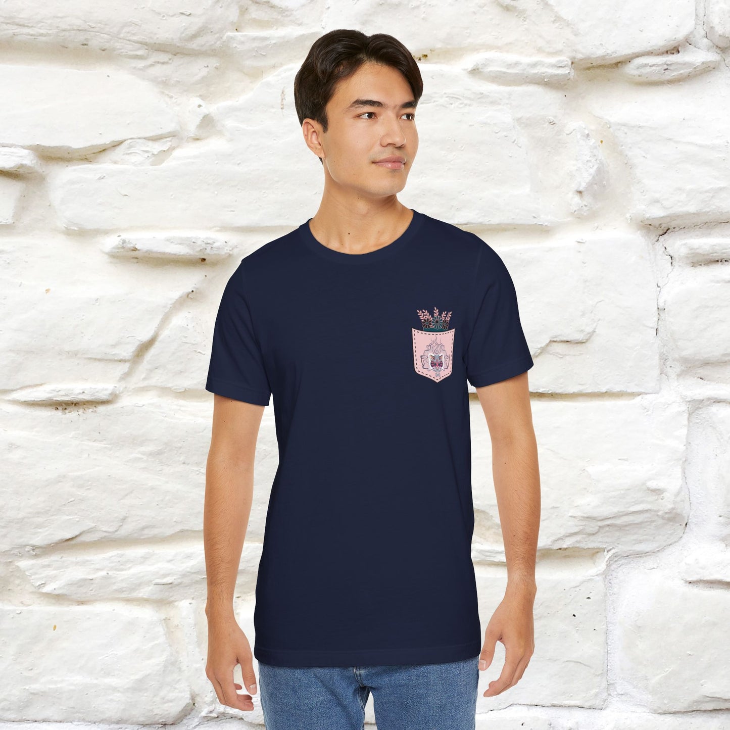 ''Air Fire Cat'' | Cat T-Shirt Front and Back Design | Nunu&Miao Studio