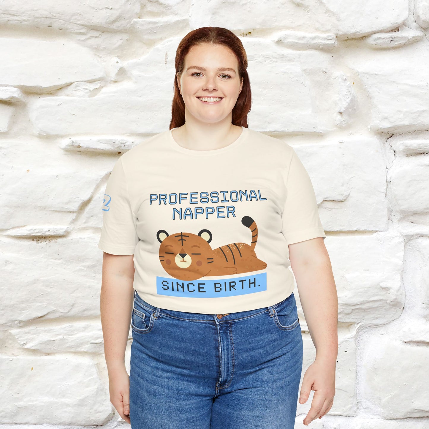 ''Professional napper since birth.''| CatT-Shirt | Nunu&Miao Studio