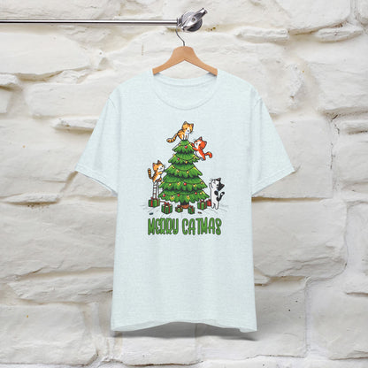 Merry Catmas | Cattitude Christmas Shirt for Men & Women | 100% Cotton*