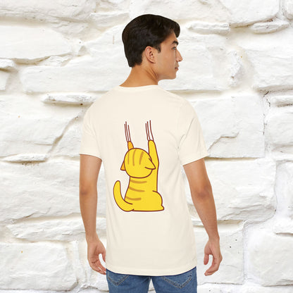 "It's Meawday" Cat T-shirt | Front & Back Design | Nunu&Miao Studio - Nunu&Miao Studio