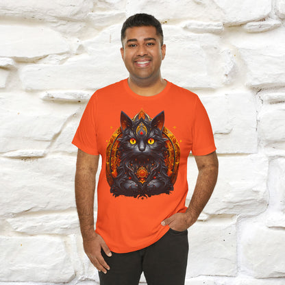 "Black Cat  T-Shirt for Men & Women | 100% Cotton* | Purrfect Cat Lover Tee 🐾"