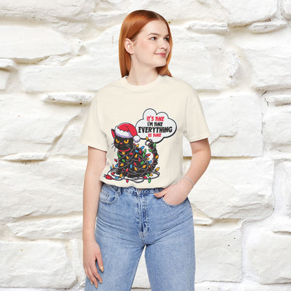 “Everything Is Fine..” | Cat T-Shirt | Nunu&Miao Studio