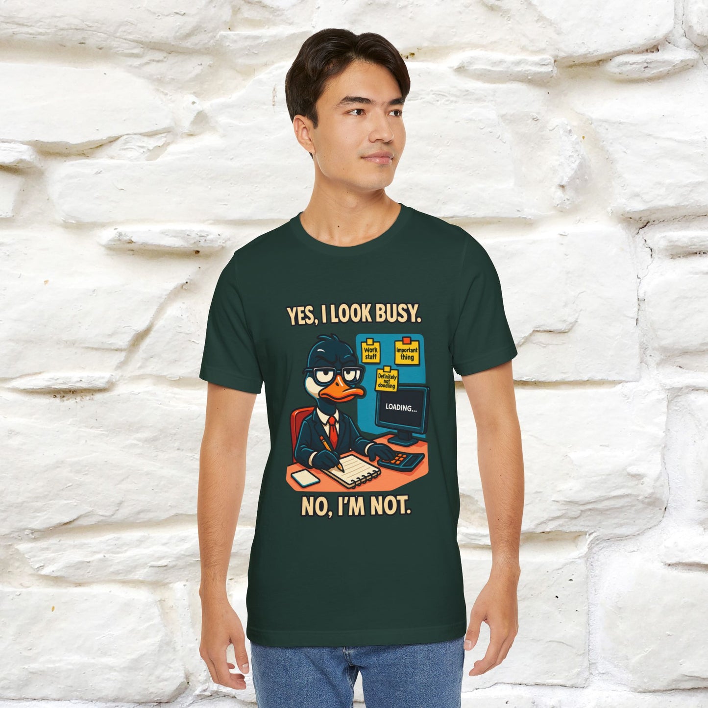 ''Yes, I Look Busy. No I'm Not.''|  Sarcastic Cat T-Shirt | Nunu&Miao Studio