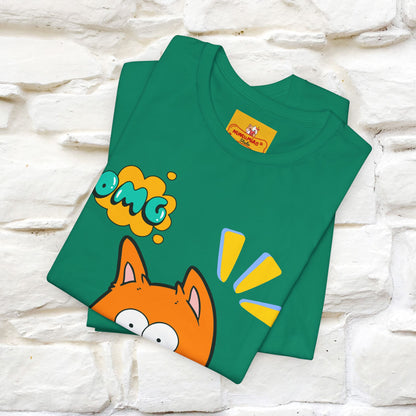 ''Oh My God'' Cat T-Shirt | Nunu&Miao Studio