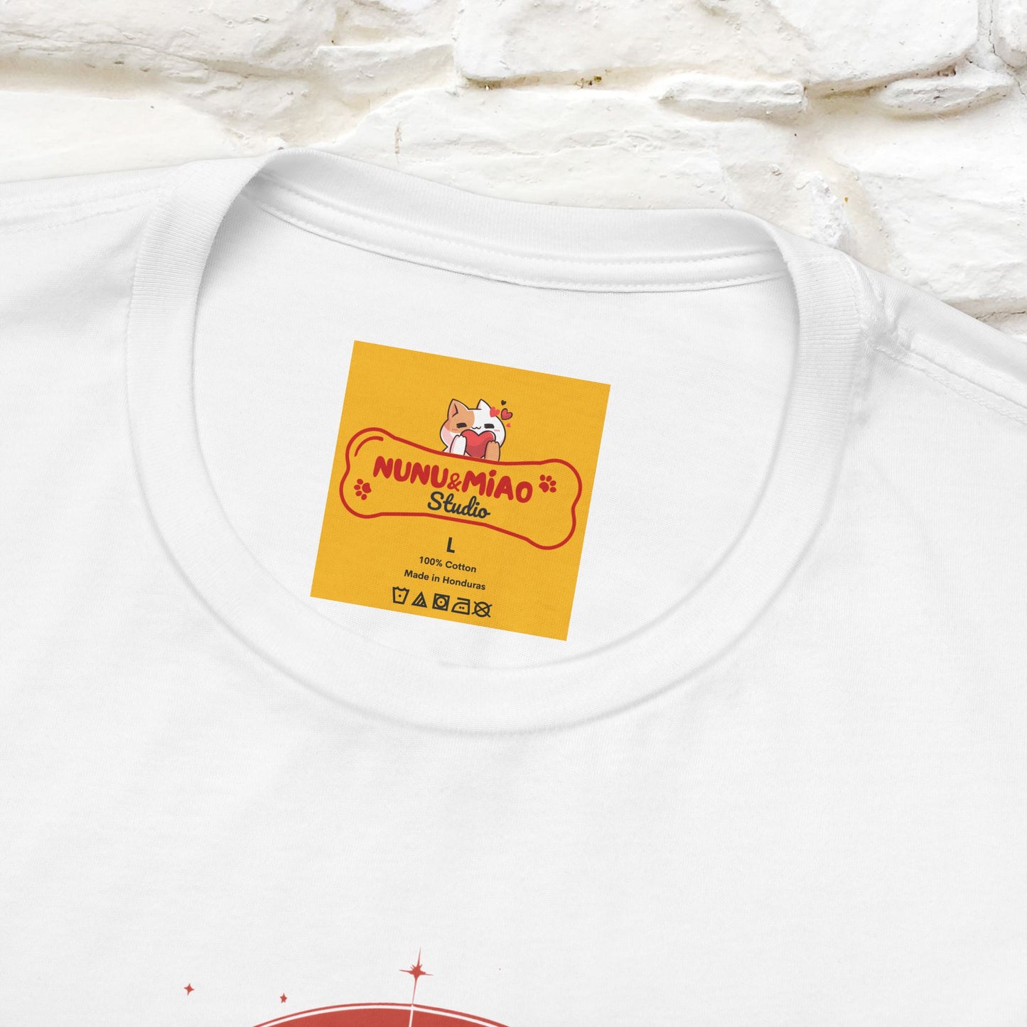 "Superbia'' Cat T-Shirt Front and Back Design | Nunu&Miao Studio