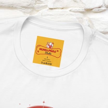 "Superbia'' Cat T-Shirt Front and Back Design | Nunu&Miao Studio
