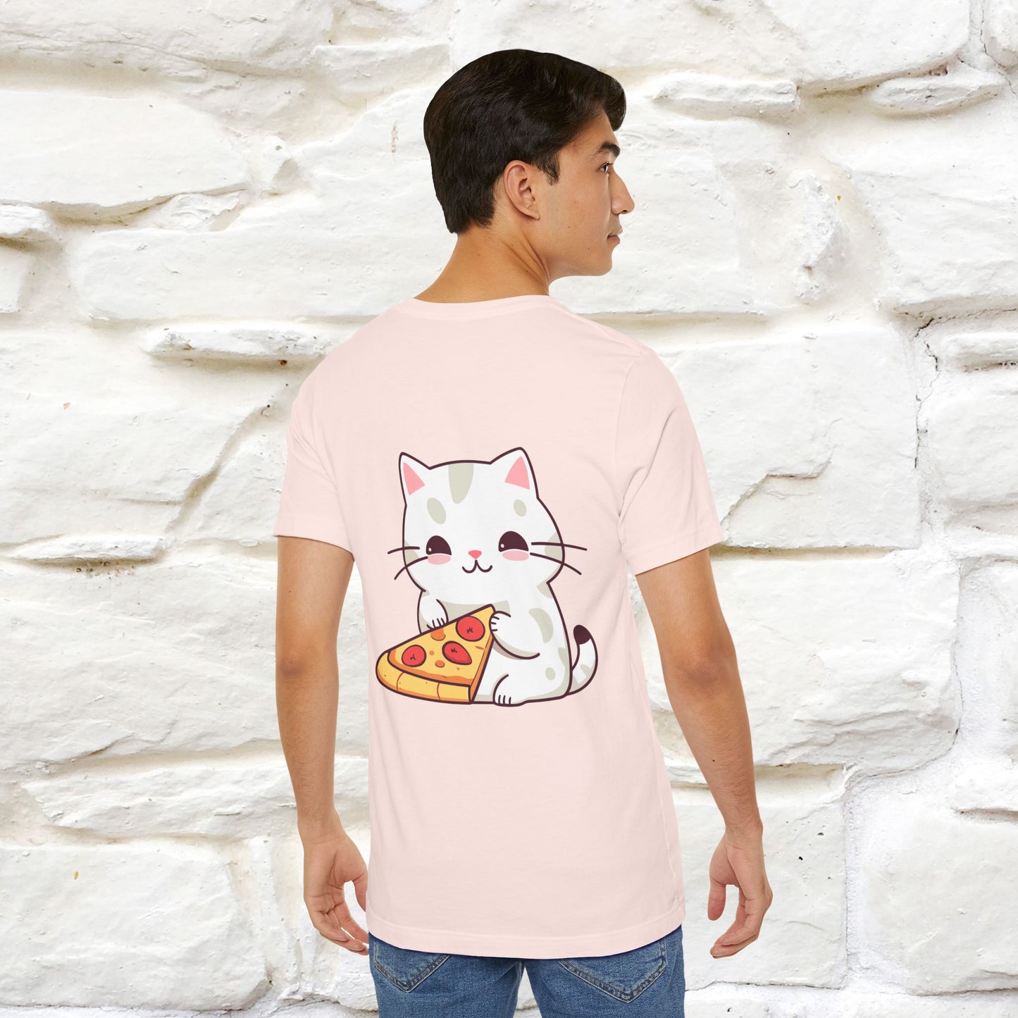 "I Love Pizza"| Cat T-shirt | Nunu&Miao Studio