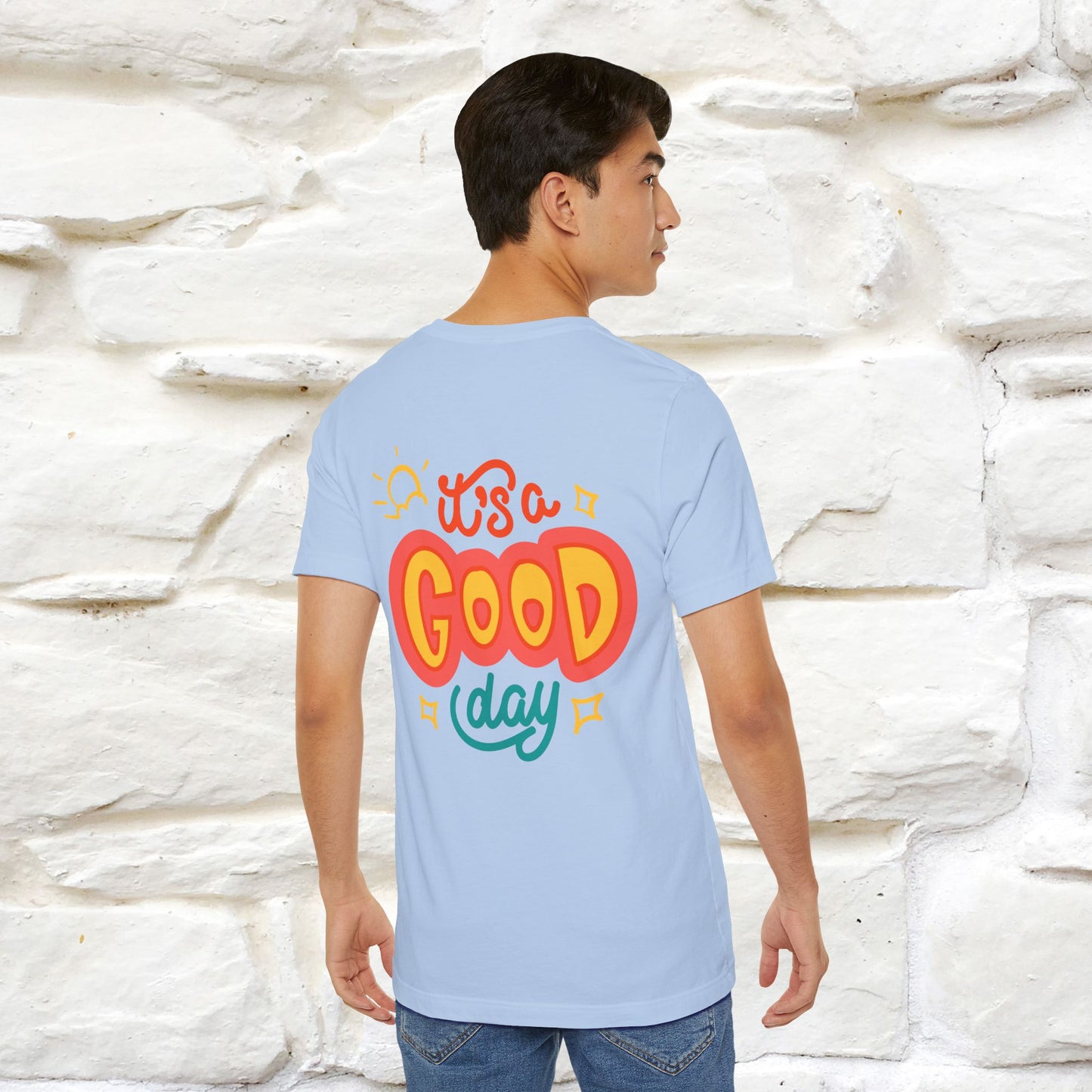 ""It's A Good Day" Cat T-Shirt| Front & Back Design | Nunu&Miao Studio