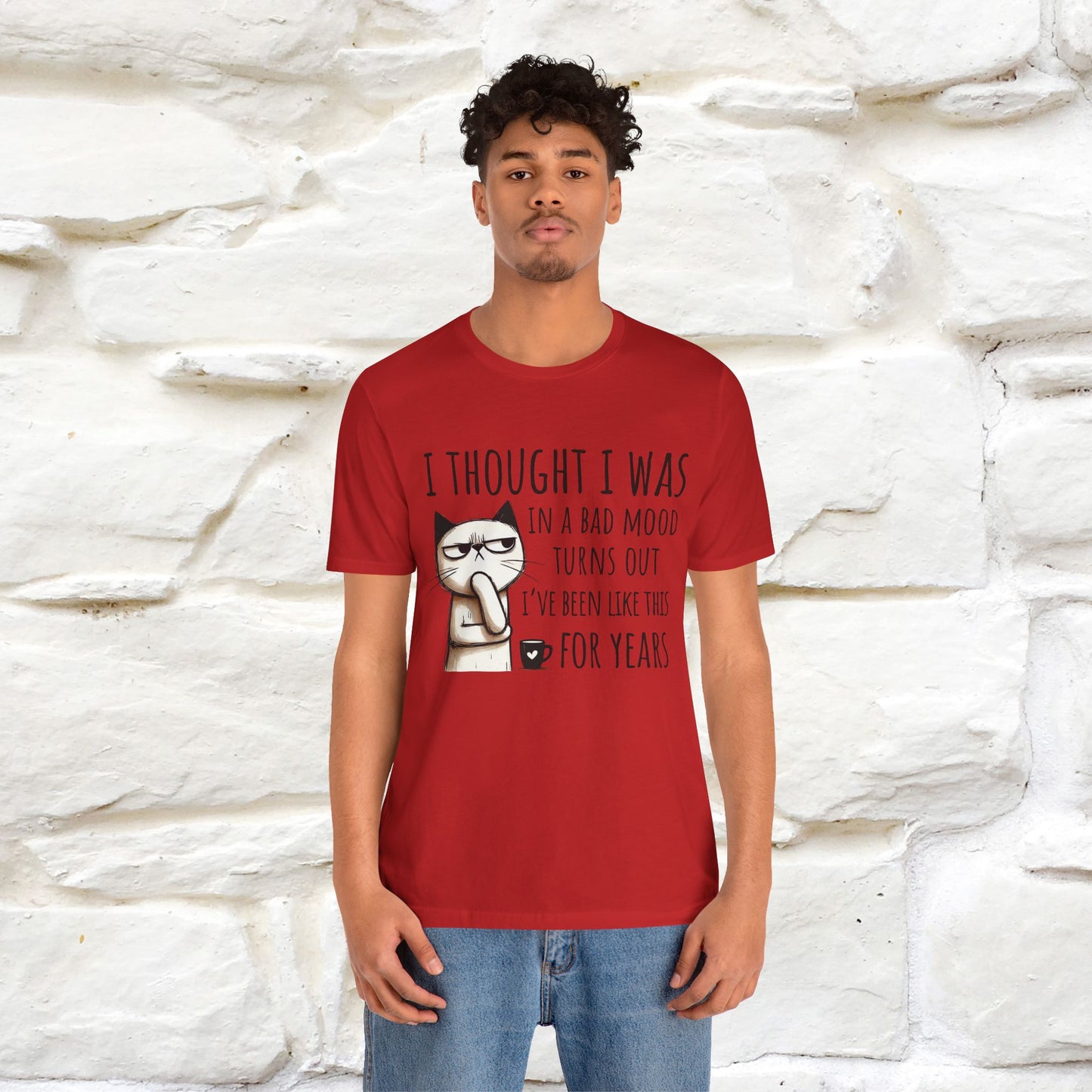 "I Thought I was In A Bad Mood.. " Cat  T-shirt |Nunu&Miao Studio