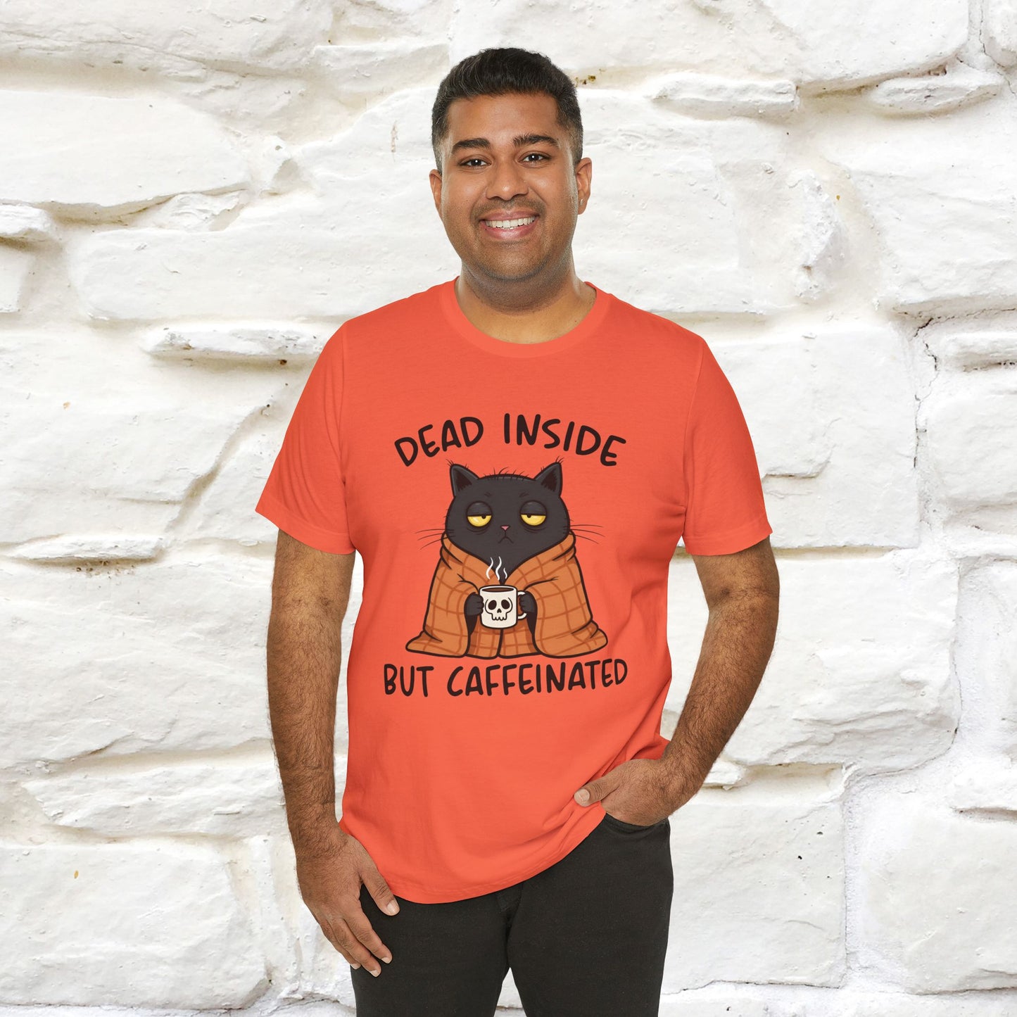 "Dead Inside But Caffeinated" |Funny T-Shirt | Nunu&Miao Studio