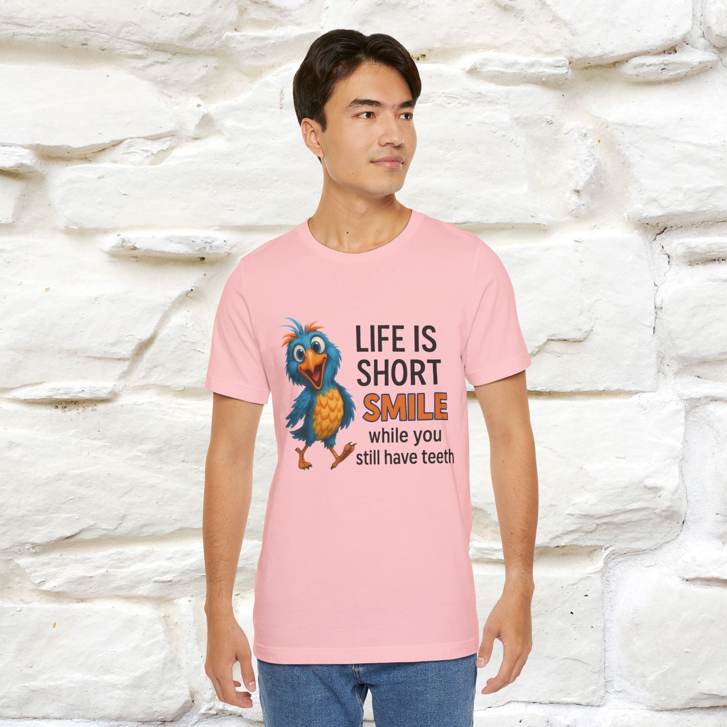 "Life Is Short Smile While ..." |Funny T-Shirt | Nunu&Miao Studio